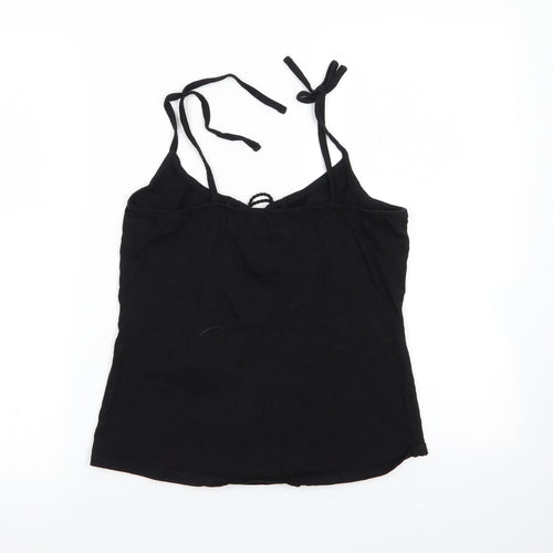 love to lounge Womens Black Solid  Top Pyjama Top Size 6