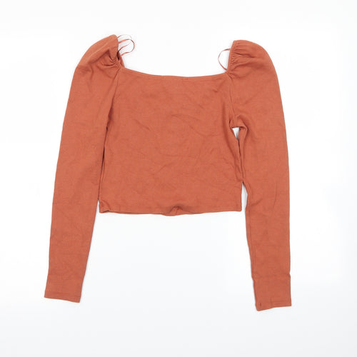 Primark Womens Brown   Basic Blouse Size 4