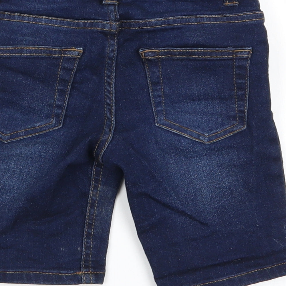 denim and co Boys Blue  Denim Chino Shorts Size 4-5 Years