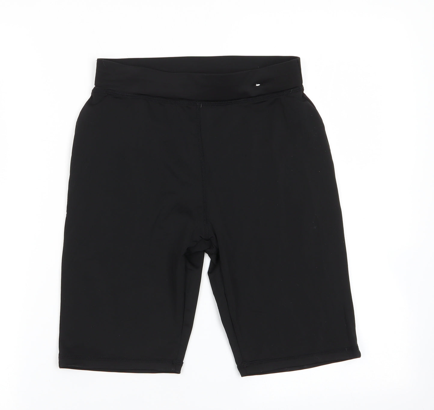 workout Womens Black   Compression Shorts Size 12 - Stretch waistband