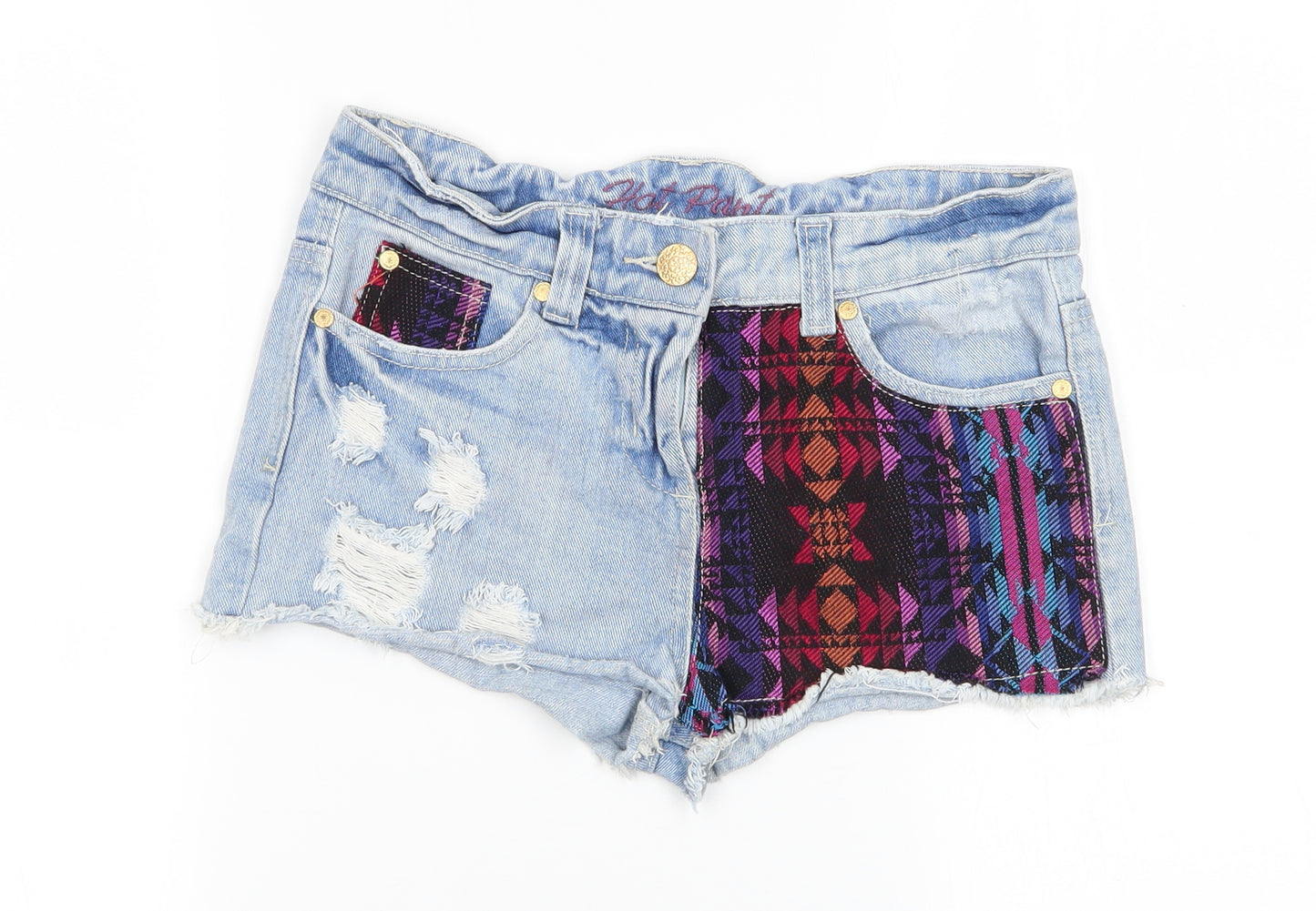 denim and co Womens Blue   Hot Pants Shorts Size 8