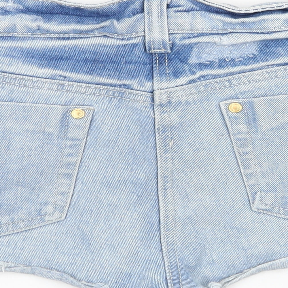 denim and co Womens Blue   Hot Pants Shorts Size 8