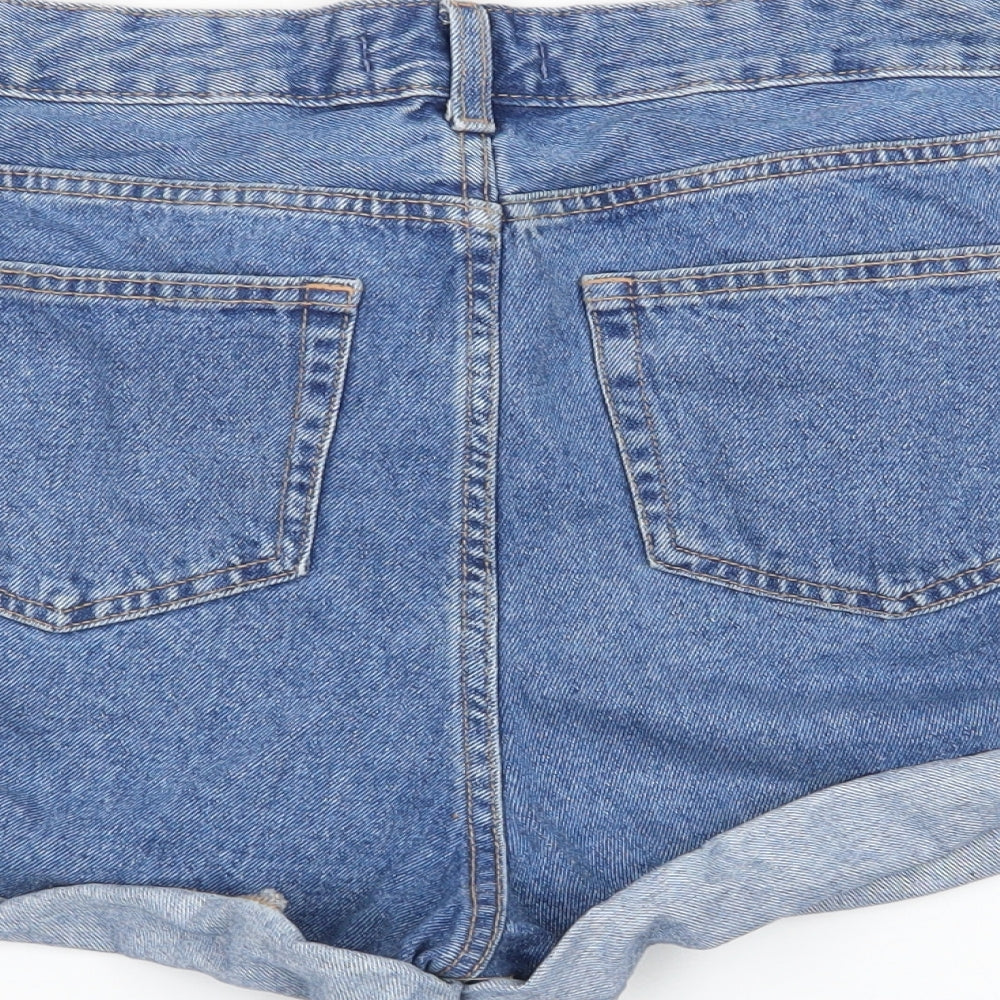 denim and co Womens Blue   Cut-Off Shorts Size 14