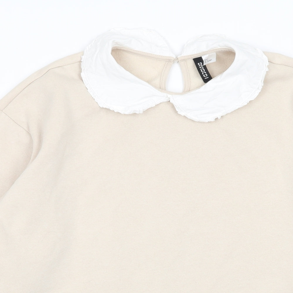 Divided by H&M Womens Beige   Pullover Jumper Size S