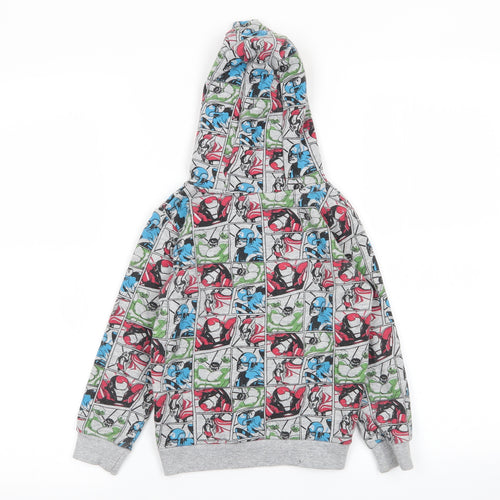 Marvel Boys Multicoloured Geometric  Pullover Jumper Size 4-5 Years