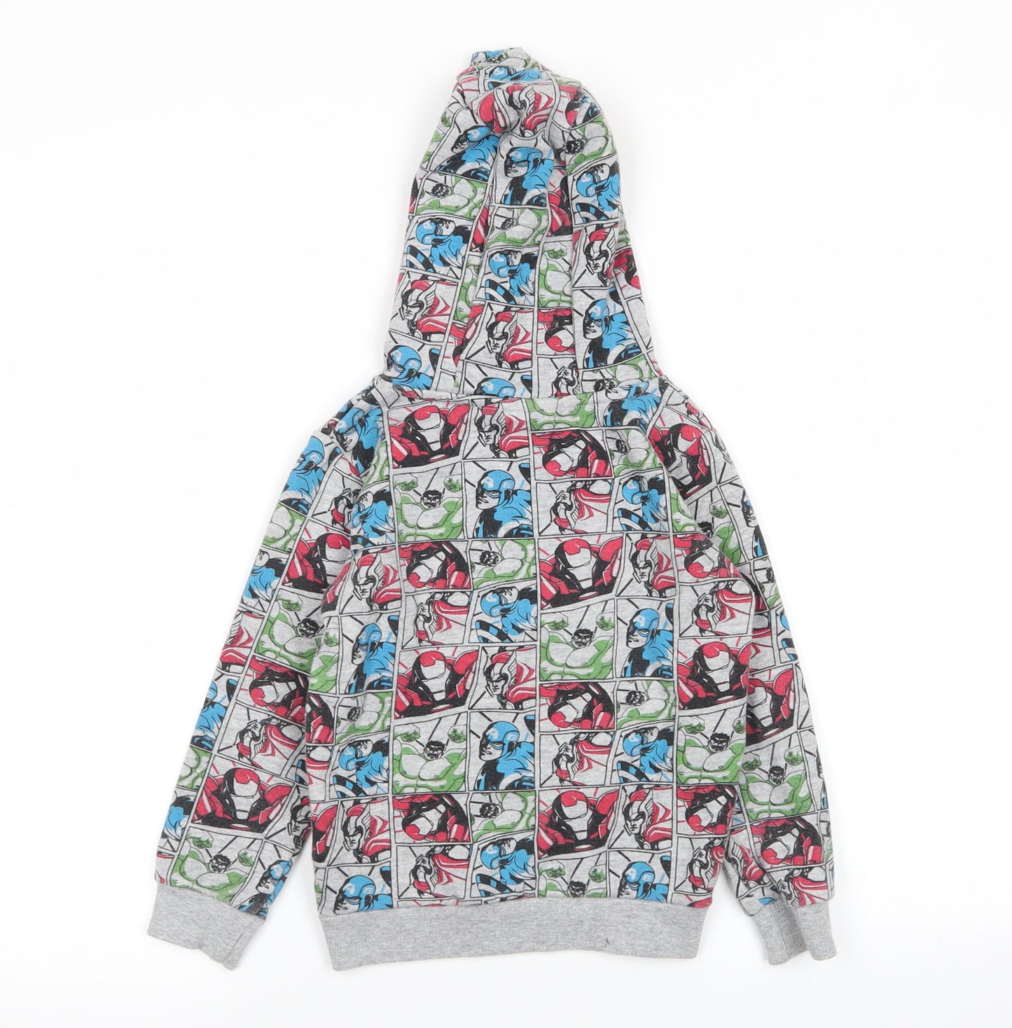 Marvel Boys Multicoloured Geometric  Pullover Jumper Size 4-5 Years