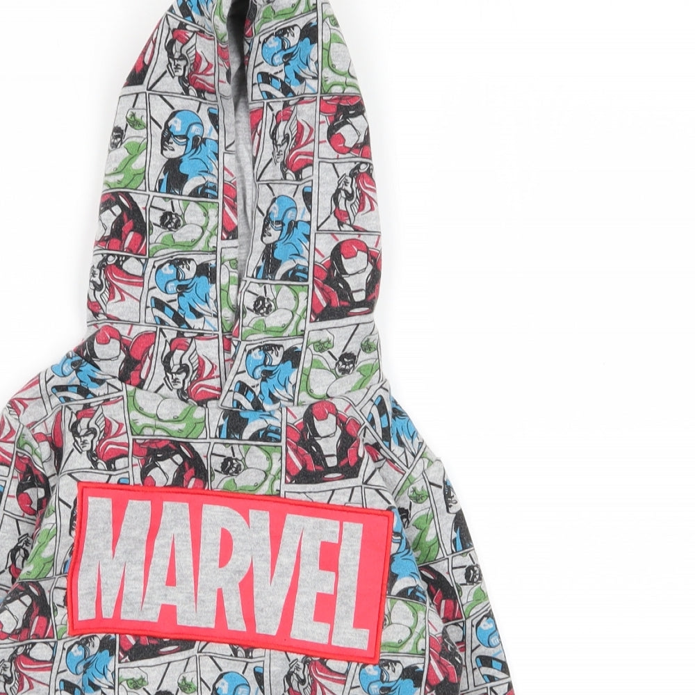Marvel Boys Multicoloured Geometric  Pullover Jumper Size 4-5 Years