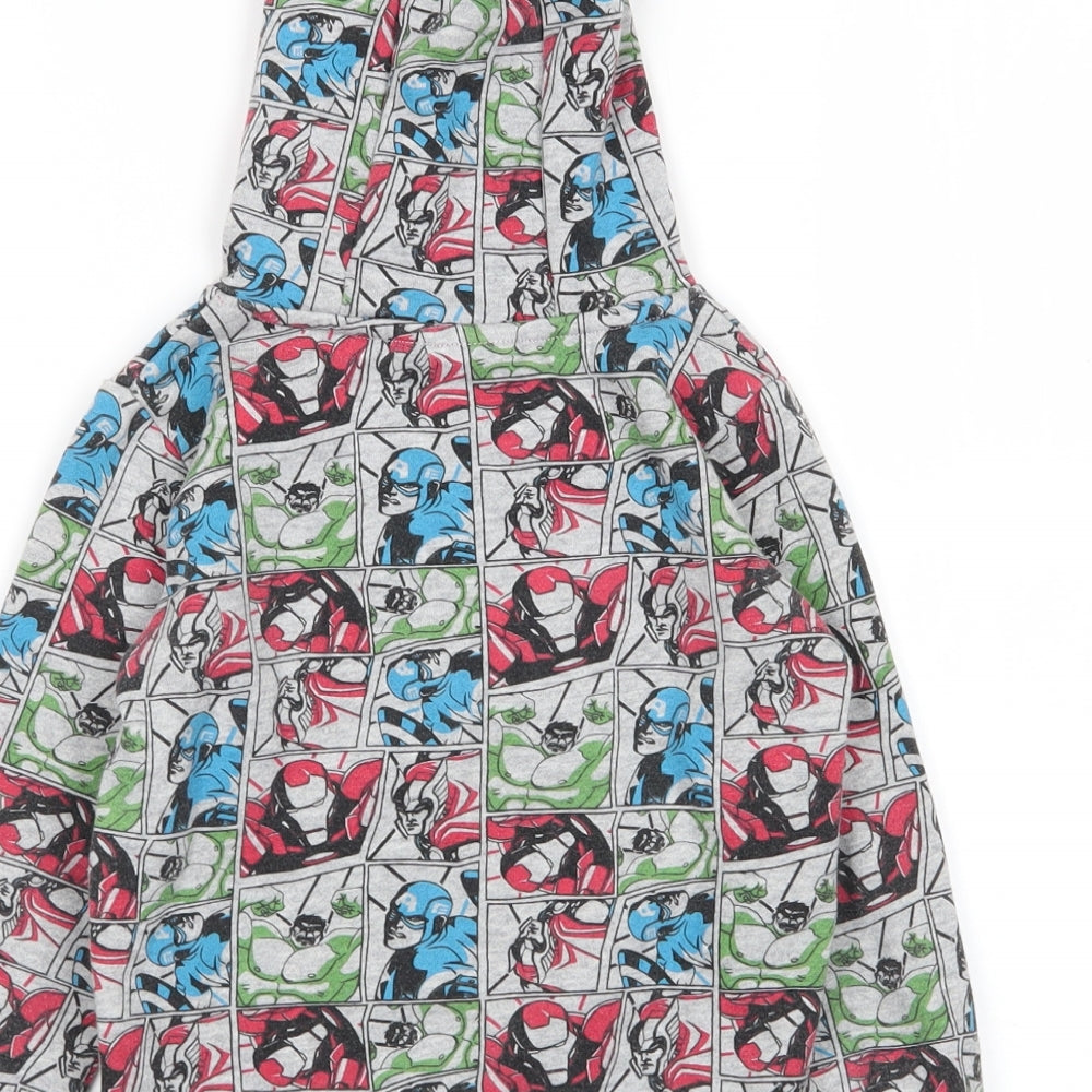 Marvel Boys Multicoloured Geometric  Pullover Jumper Size 4-5 Years