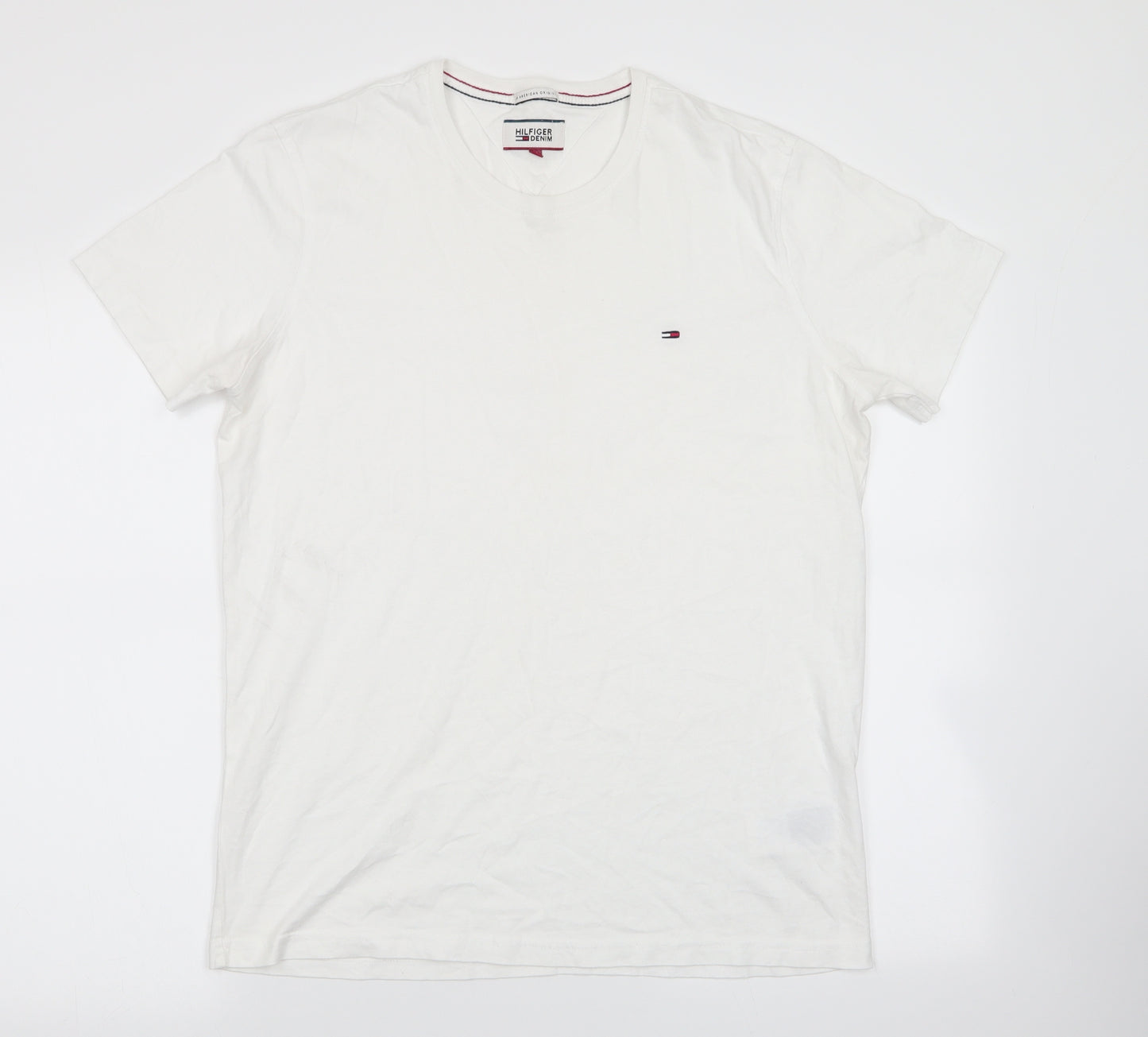 Tommy Hilfiger Mens White    T-Shirt Size XL