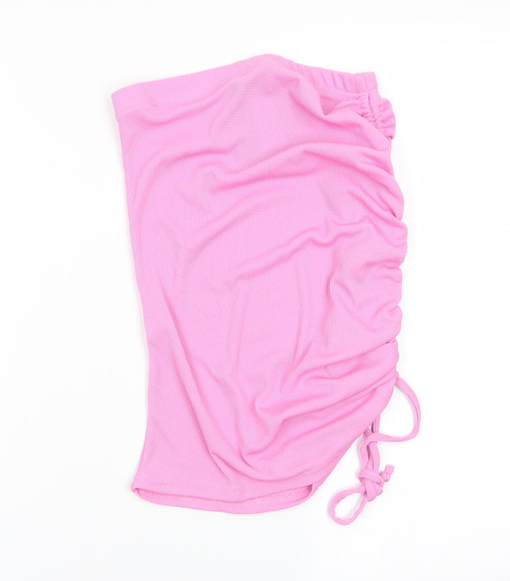 PLT Womens Pink Mini Skirt Size 6 - Stretch waistband