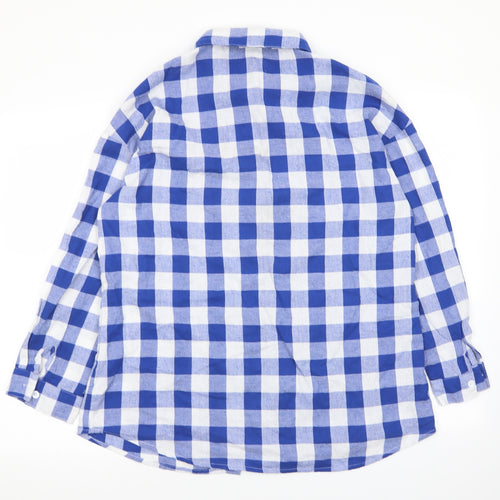 Zaful Womens Multicoloured Check  Basic Button-Up Size 10