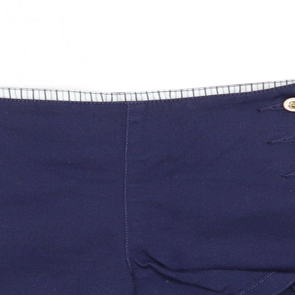 be beau Womens Blue   Hot Pants Shorts Size 8