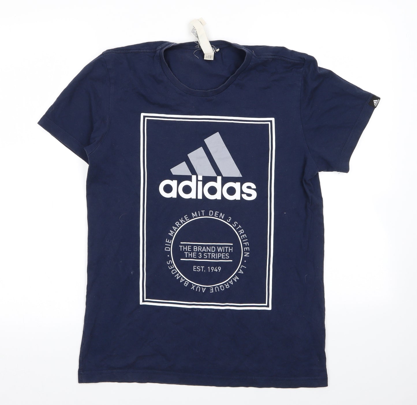 adidas Mens Blue    T-Shirt Size S