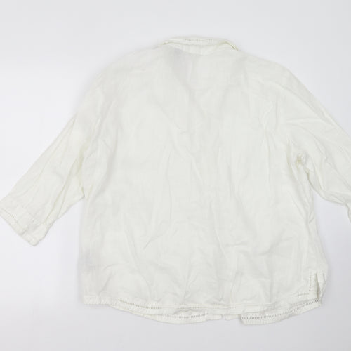 Liz Claiborne Womens White   Basic Blouse Size XL