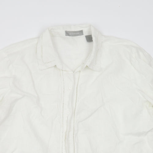 Liz Claiborne Womens White   Basic Blouse Size XL