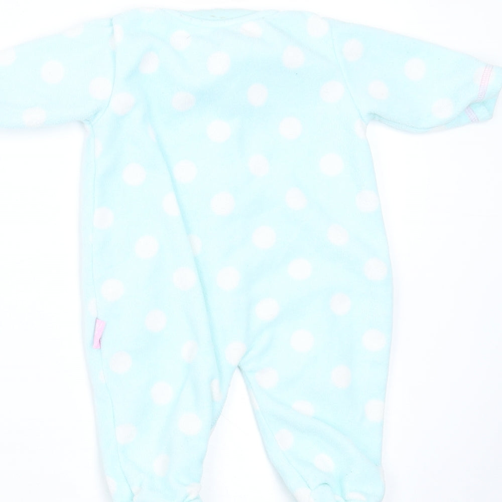 George Girls Blue Polka Dot  Babygrow One-Piece Size 0-3 Months  - Aristocats Marie