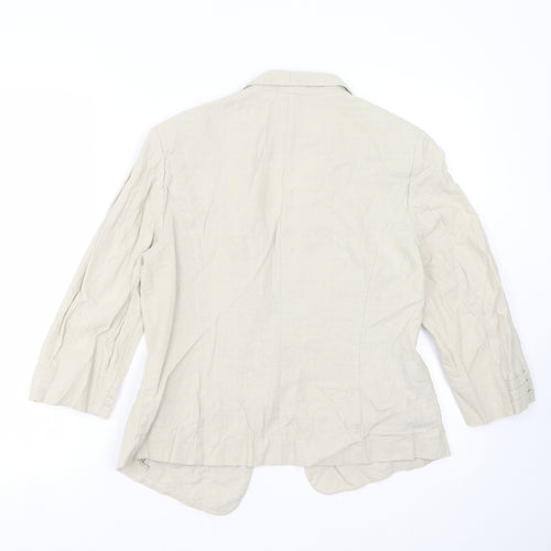Marks and Spencer Womens Beige   Jacket Suit Jacket Size 12