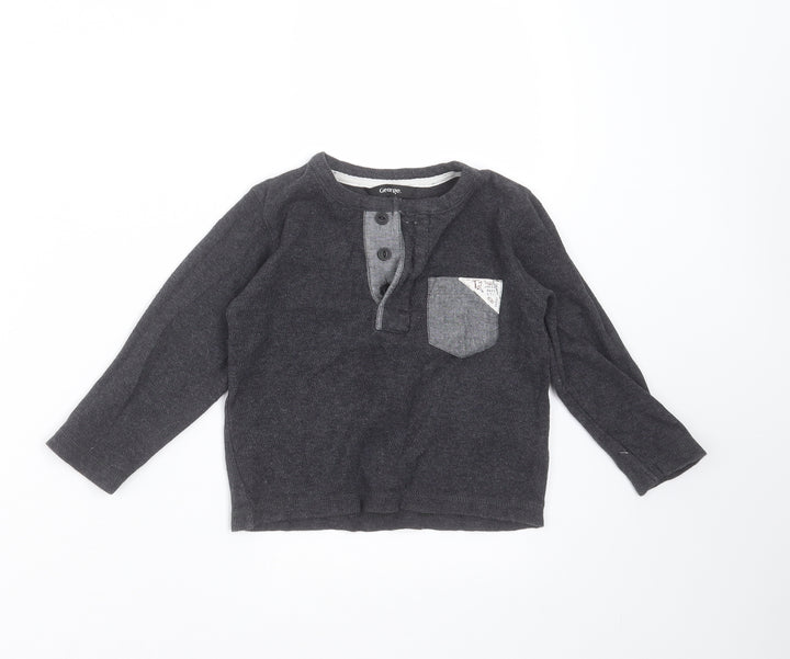 George Baby Grey   Basic T-Shirt Size 12-18 Months