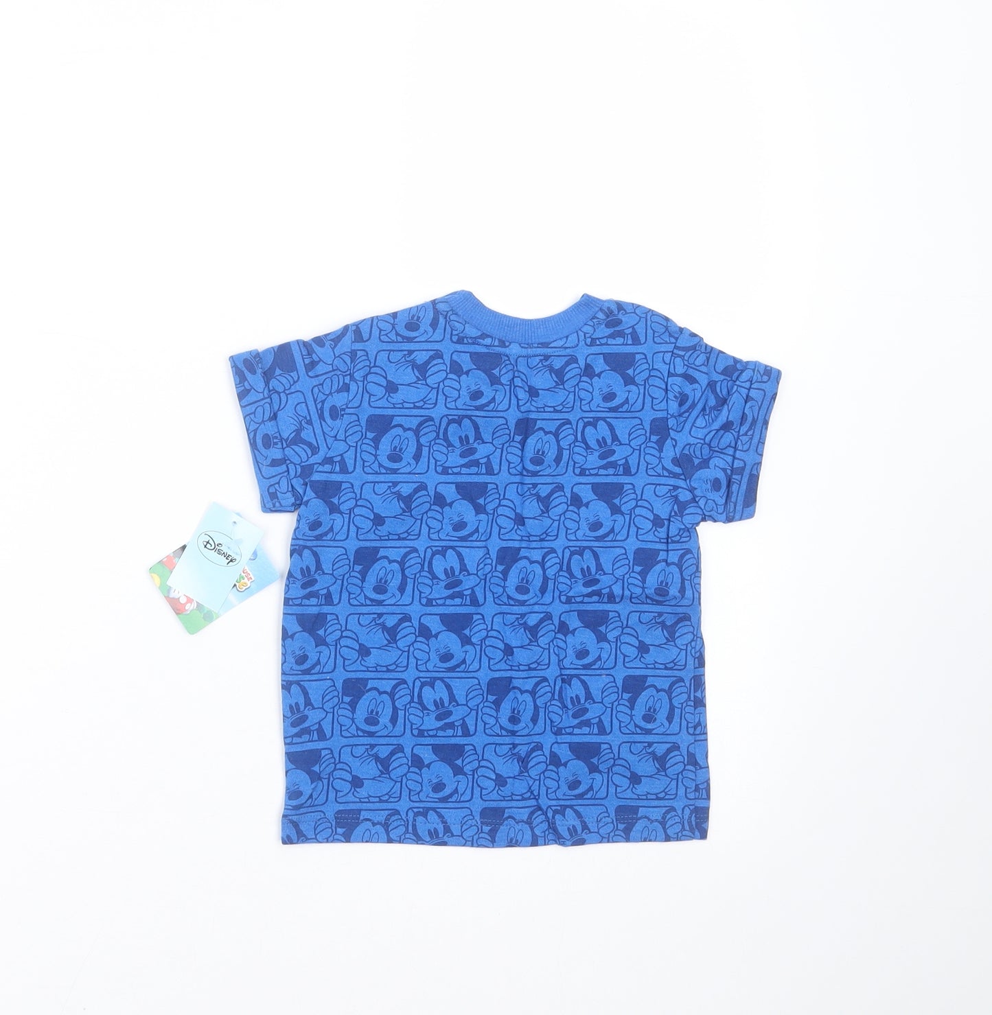 Disney Baby Blue   Basic T-Shirt Size 9-12 Months  - Disney Characters