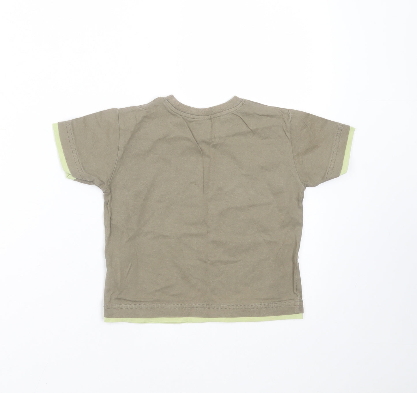 NEXT Baby Green   Basic T-Shirt Size 18-24 Months  - safari