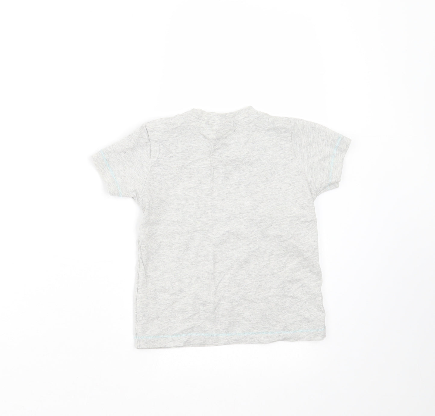 NEXT Baby Grey   Basic T-Shirt Size 9-12 Months  - dinsaur