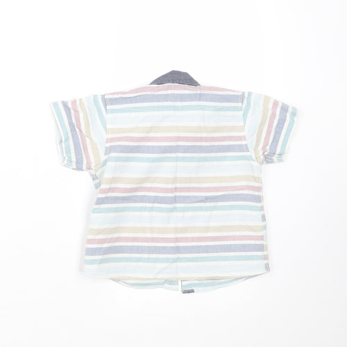 West Coast Boys Multicoloured Striped  Basic Button-Up Size 9-12 Months