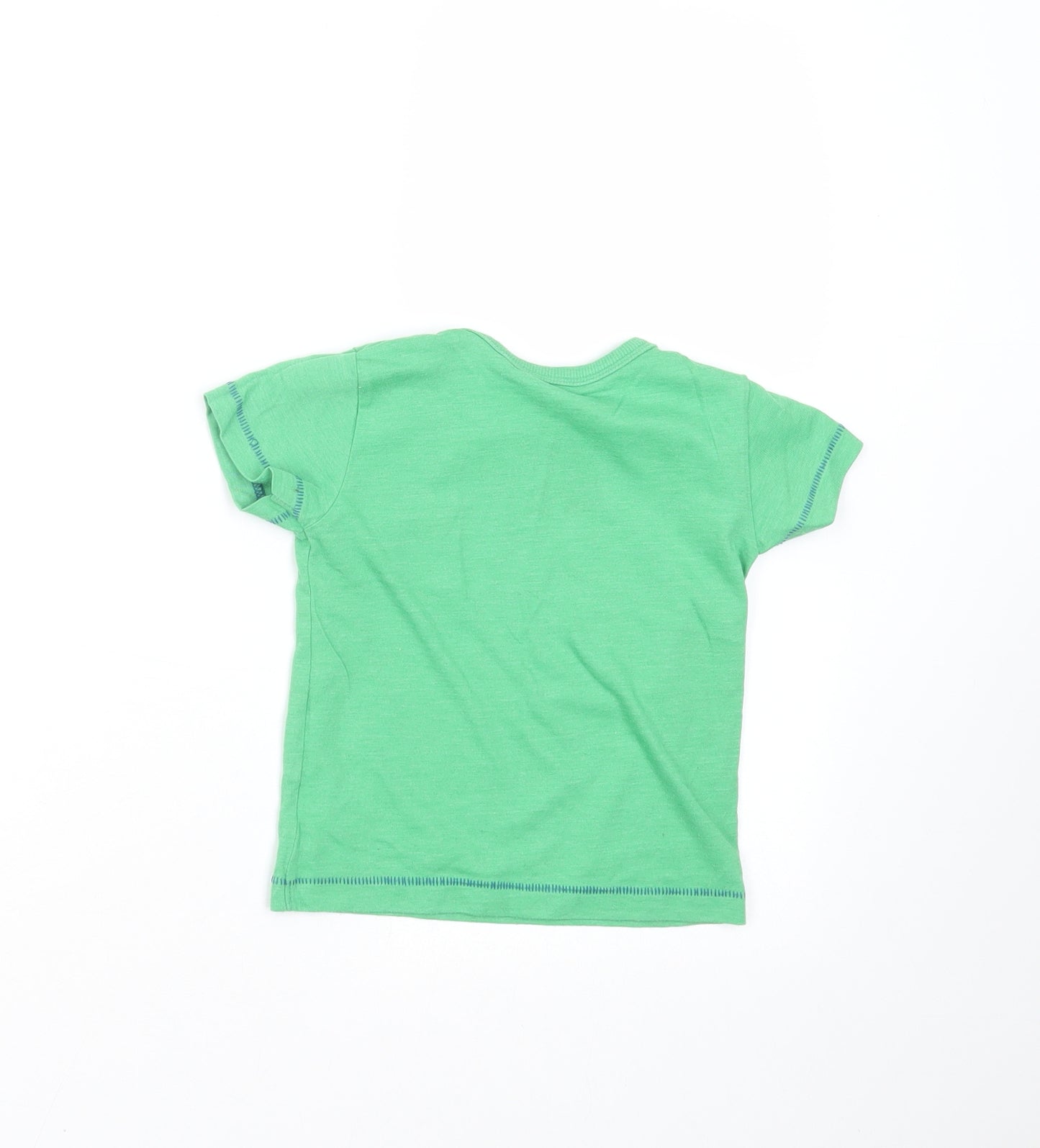 NEXT Boys Green   Basic T-Shirt Size 9-12 Months  - i love daddy