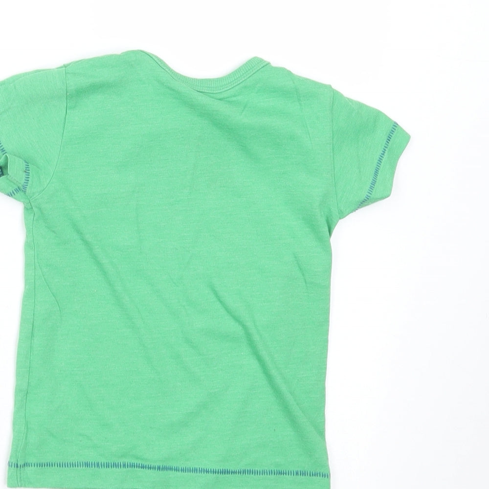 NEXT Boys Green   Basic T-Shirt Size 9-12 Months  - i love daddy
