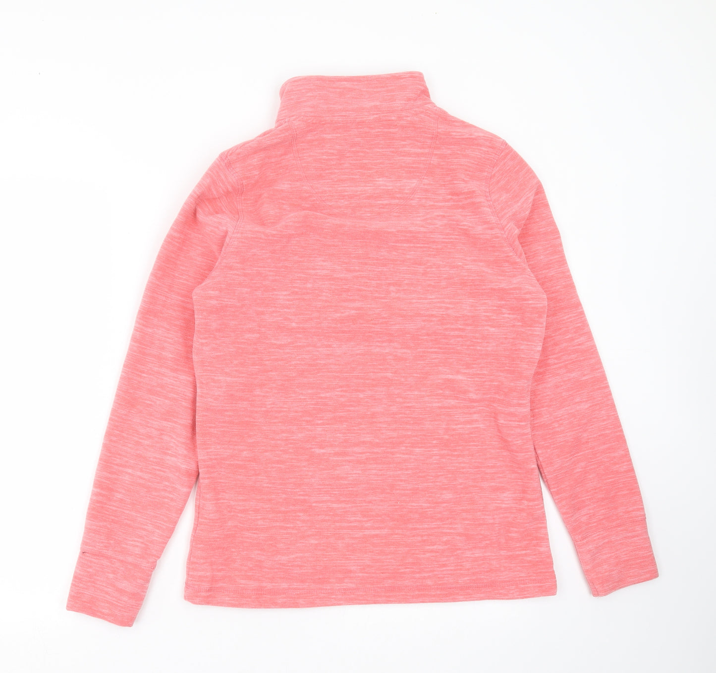 Weird Fish Womens Pink  Fleece Pullover Jumper Size 10