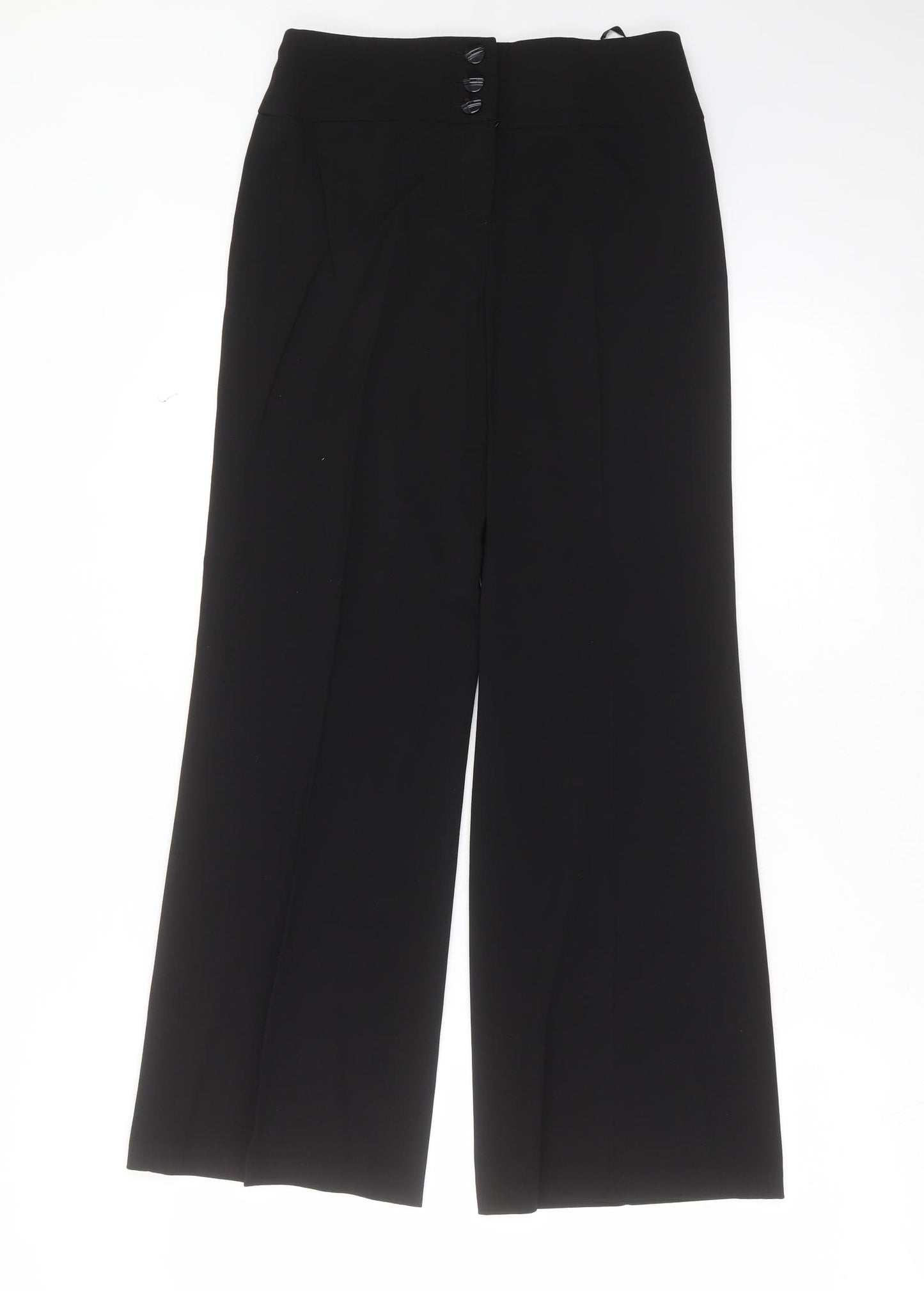 Debenhams Womens Black   Trousers  Size 8 L29 in