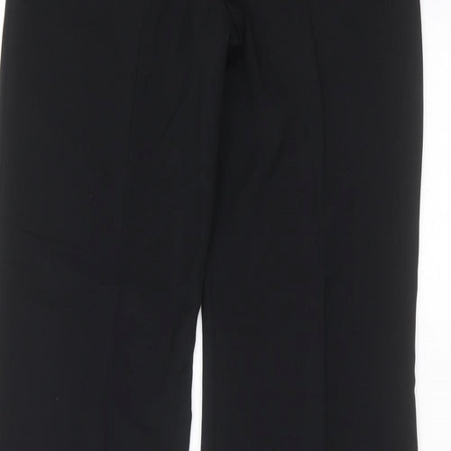 Marks and Spencer Womens Black   Trousers  Size 8 L30 in