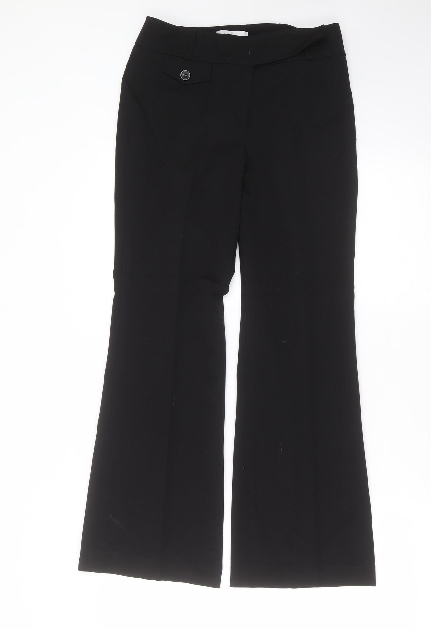 Wallis Womens Black   Trousers  Size 8 L29 in