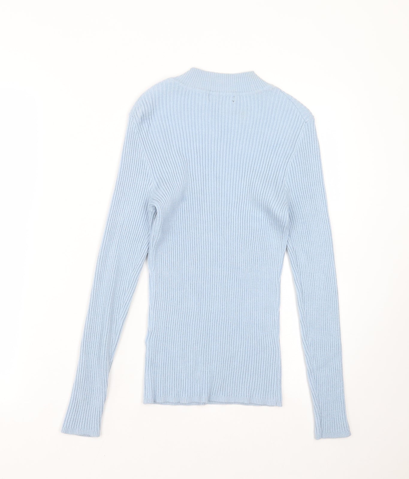 Primark Womens Blue Striped Knit Pullover Jumper Size M