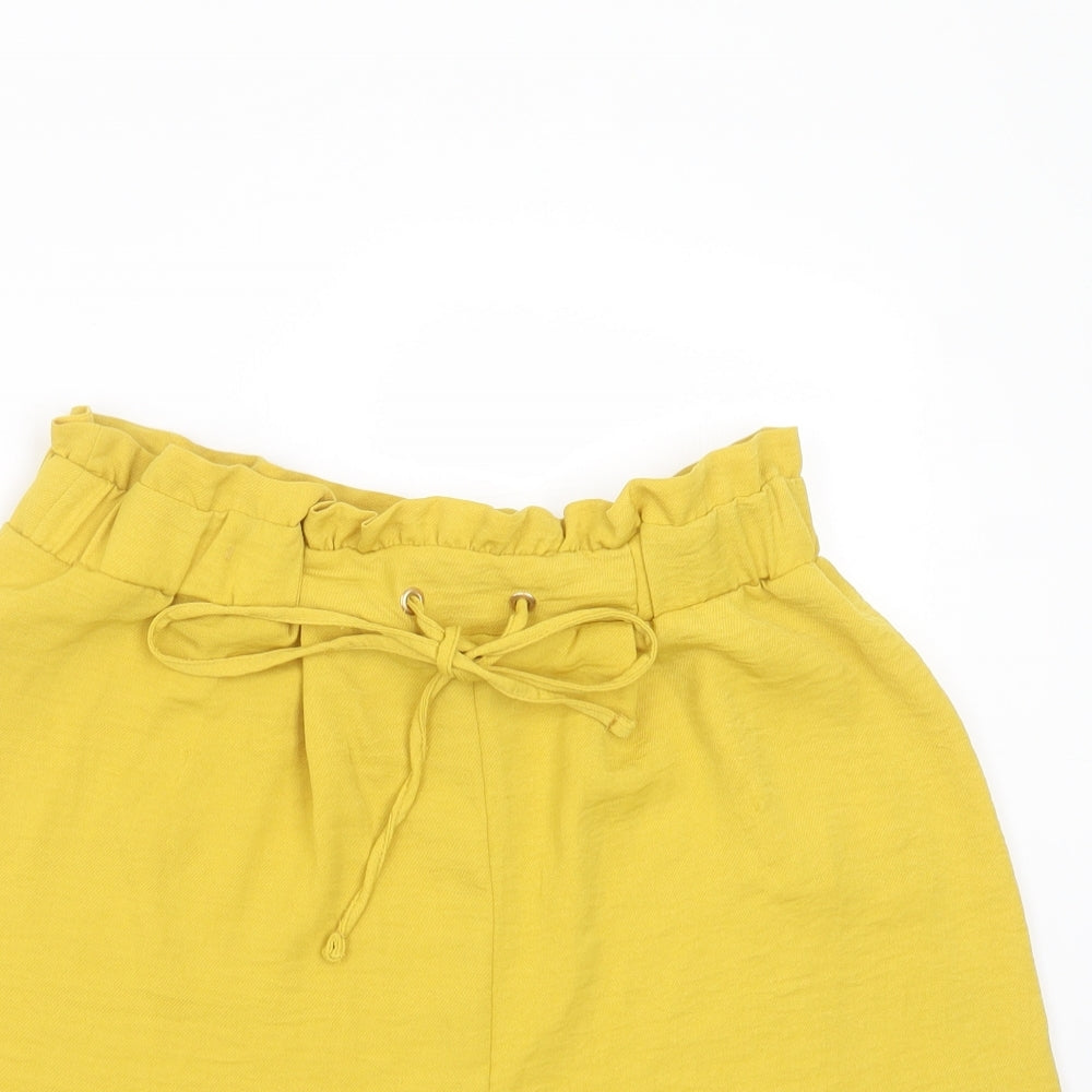 George Womens Yellow   Hot Pants Shorts Size 12