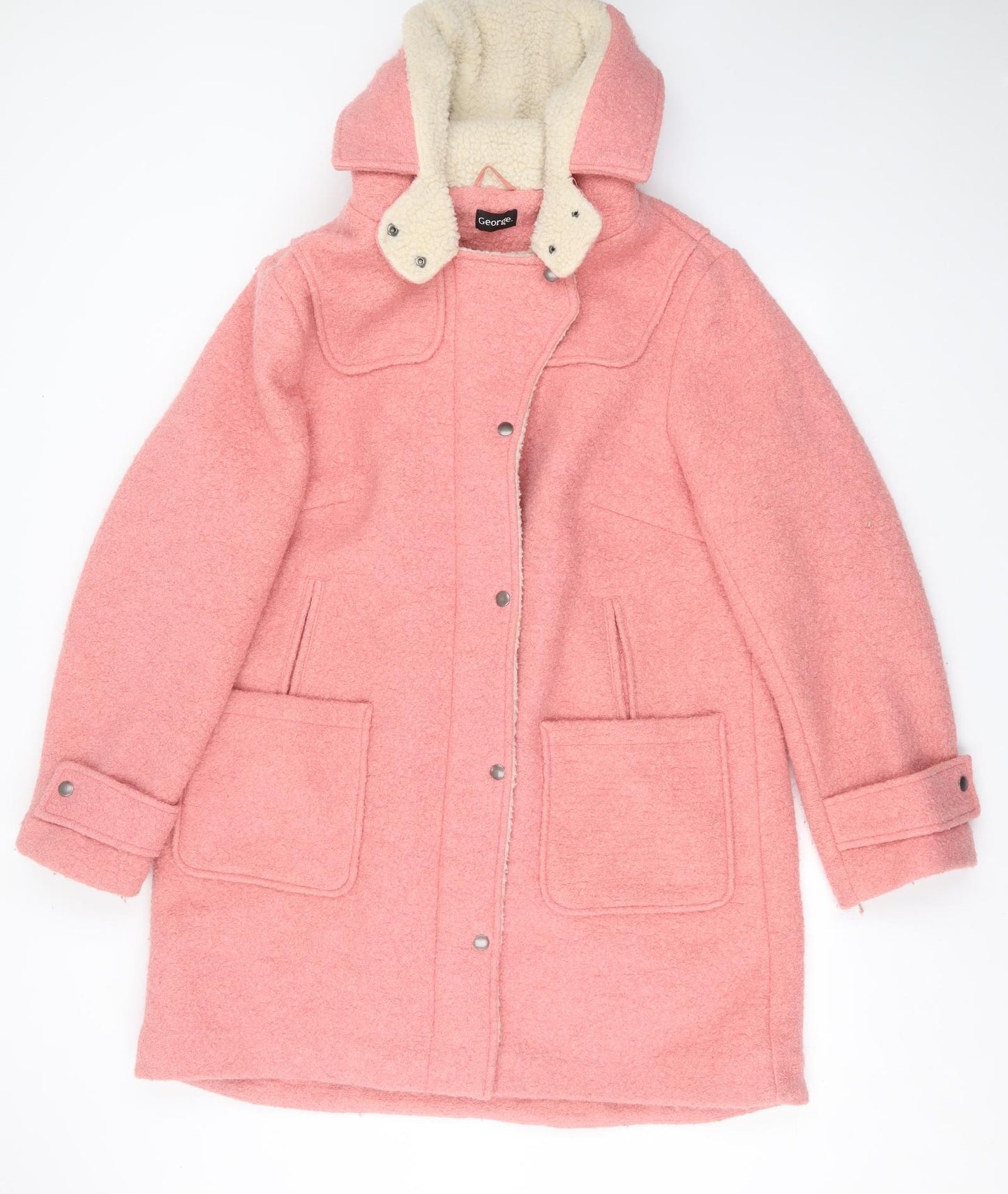 George Womens Pink   Jacket Coat Size 22