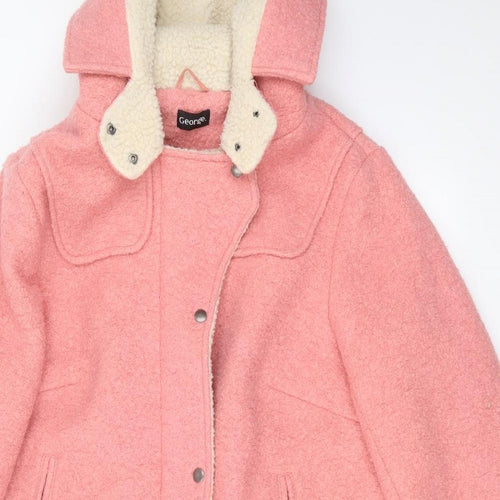 George Womens Pink   Jacket Coat Size 22