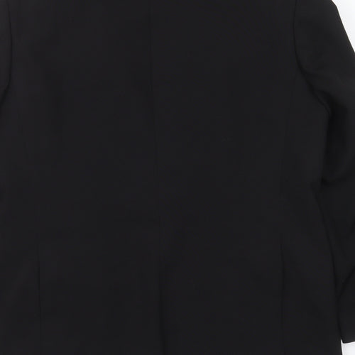 GREENWOODS Mens Black   Jacket Suit Jacket Size 38