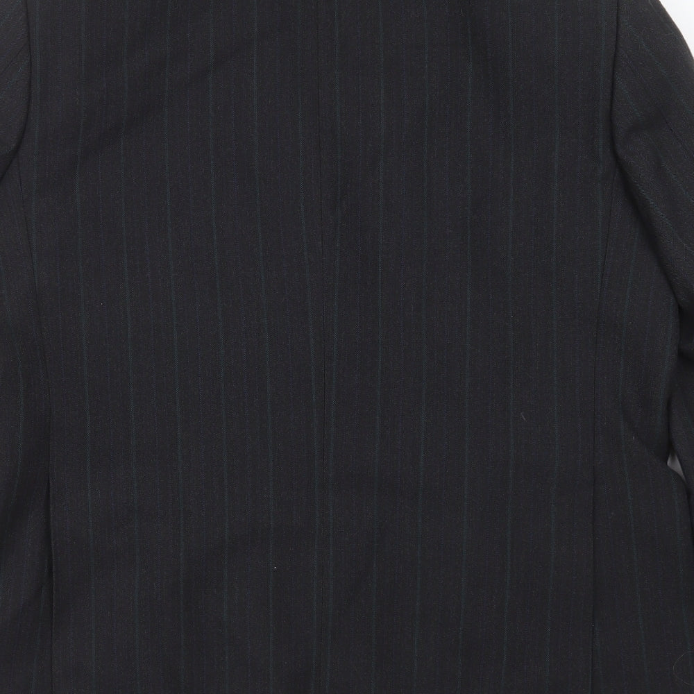 Preworn Mens Grey Herringbone  Jacket Suit Jacket Size 44