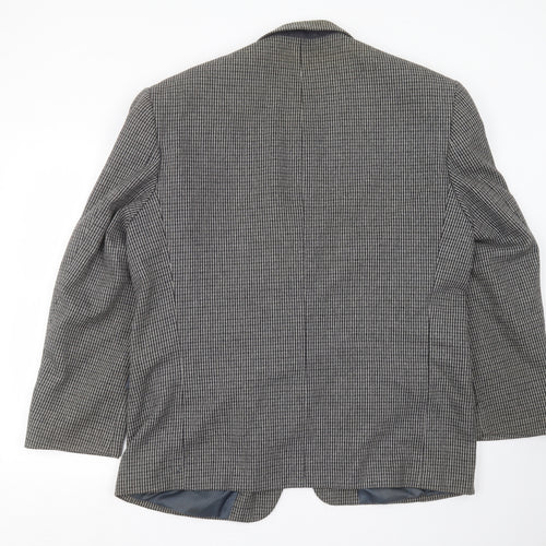 C&A Mens Grey Striped  Jacket Suit Jacket Size 44