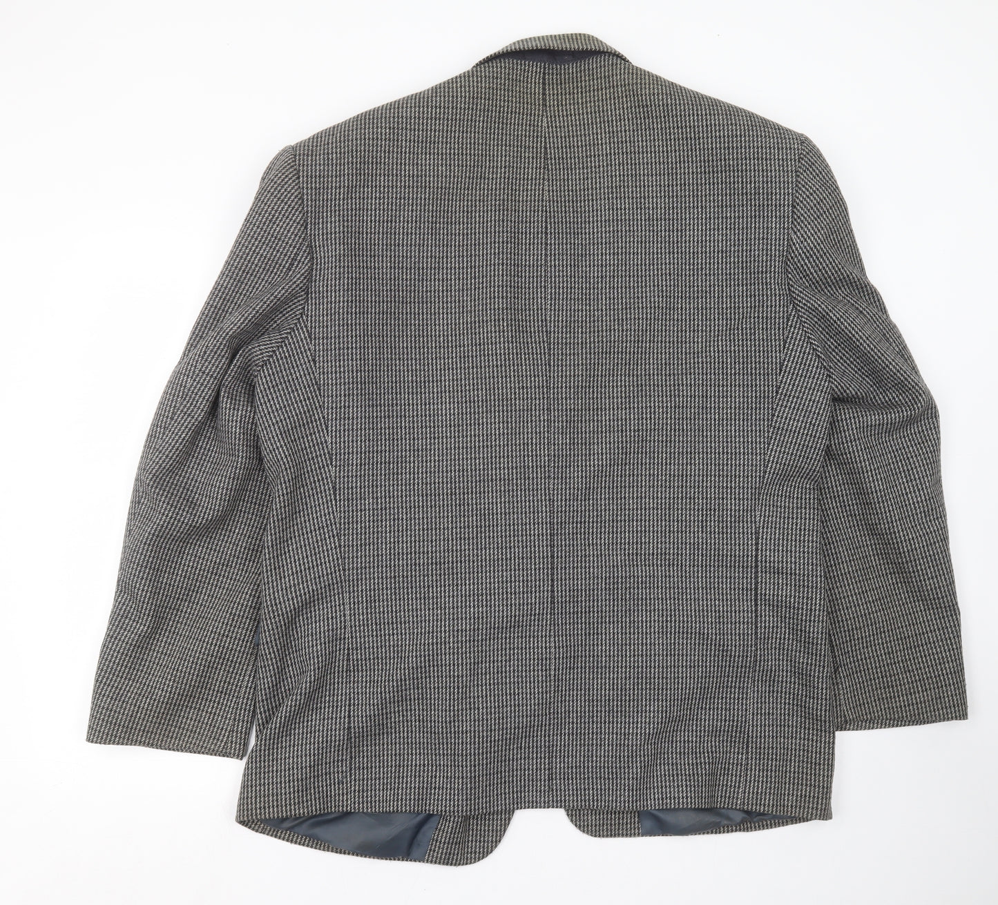 C&A Mens Grey Striped  Jacket Suit Jacket Size 44