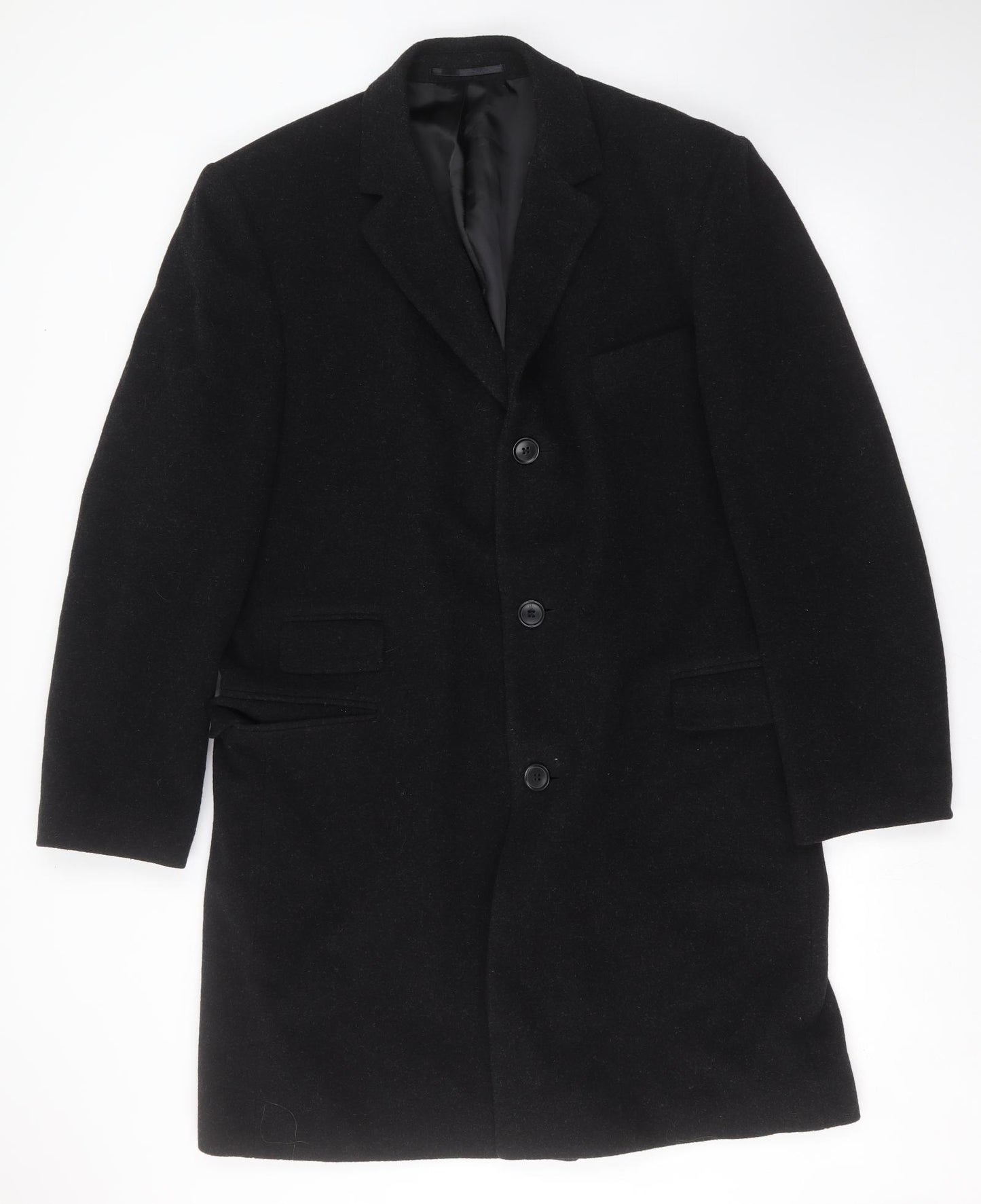 Karl Jackson Mens Grey   Overcoat Coat Size 44