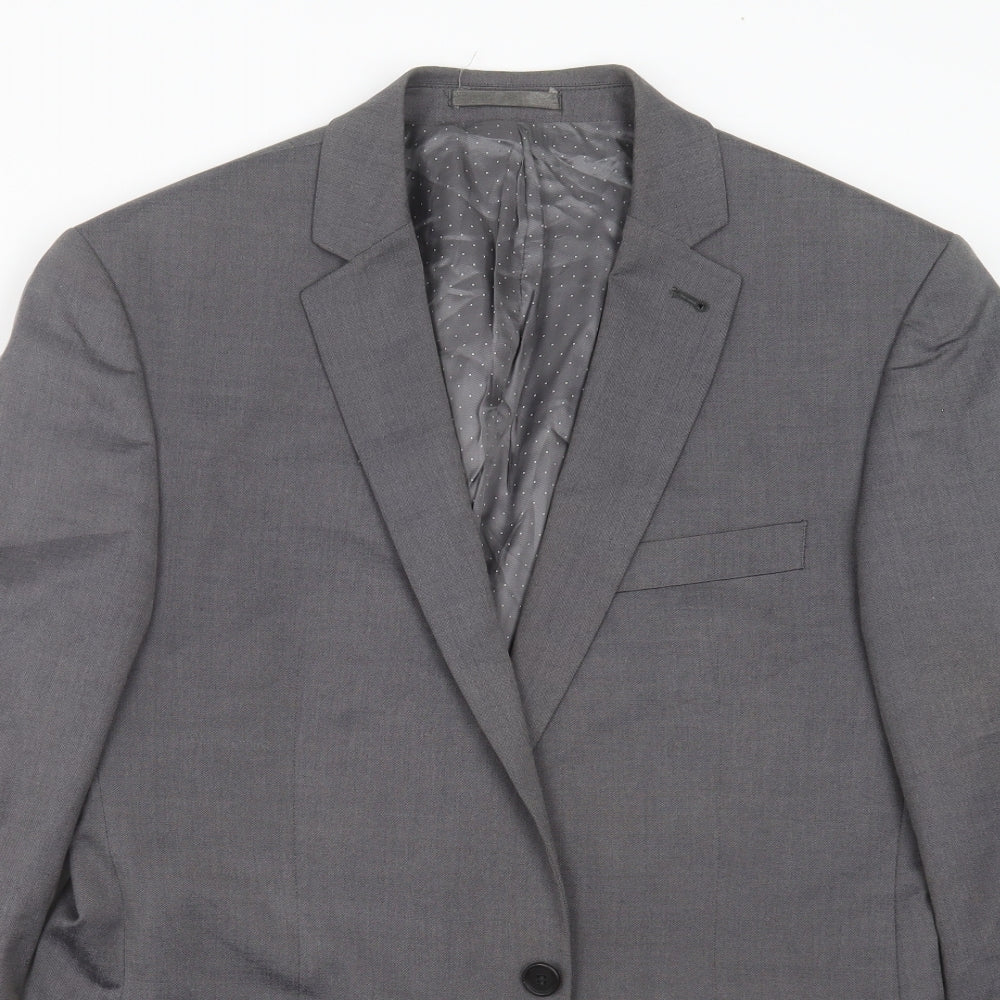 Jasper Conran Mens Grey   Jacket Suit Jacket Size 40