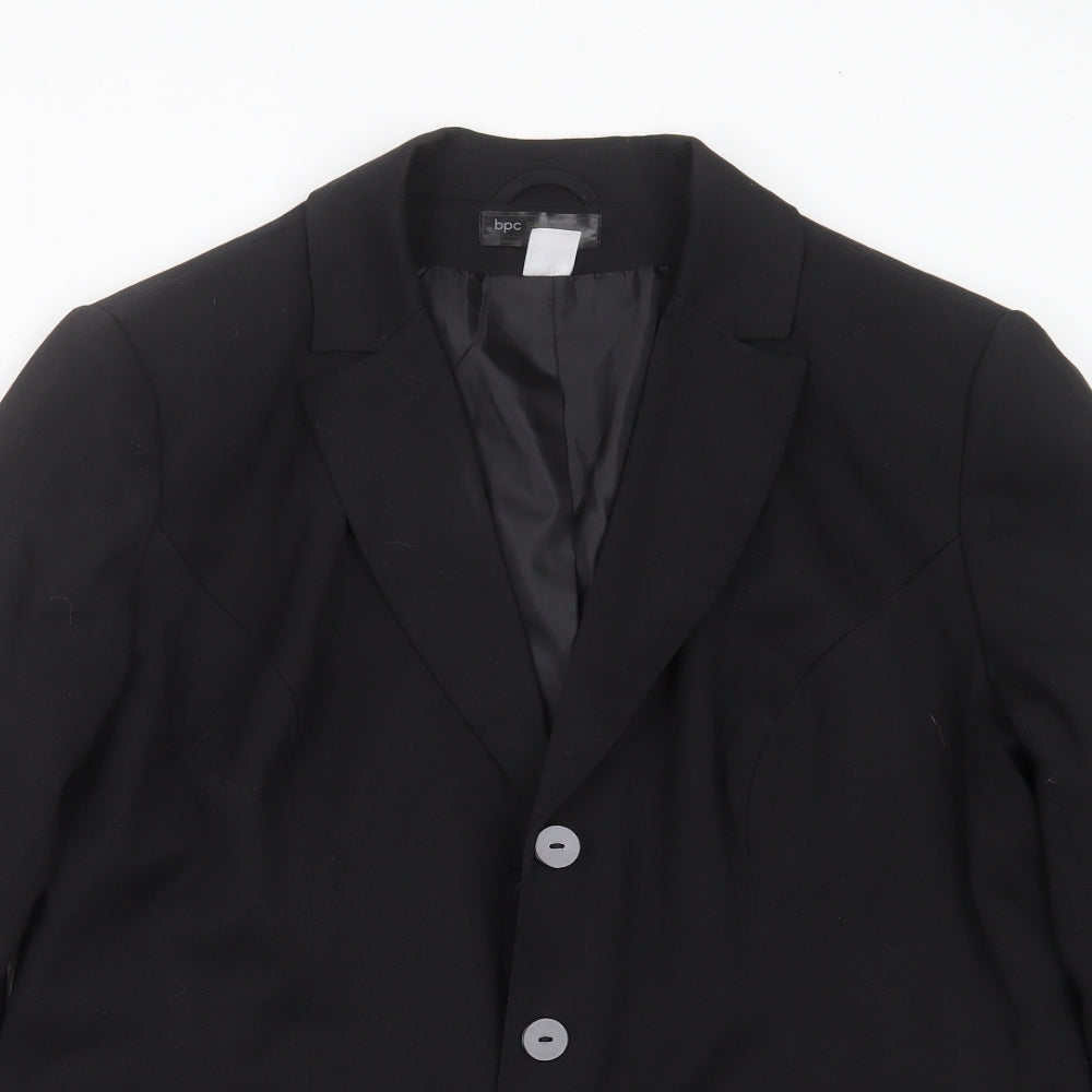 BCP Collection Womens Black   Jacket Suit Jacket Size 22