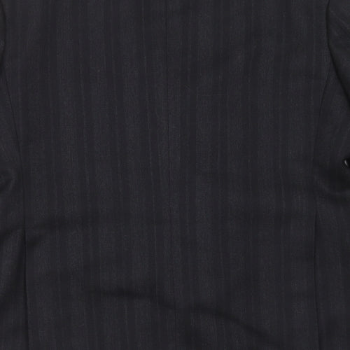 Preworn Mens Grey Striped  Jacket Suit Jacket Size 42