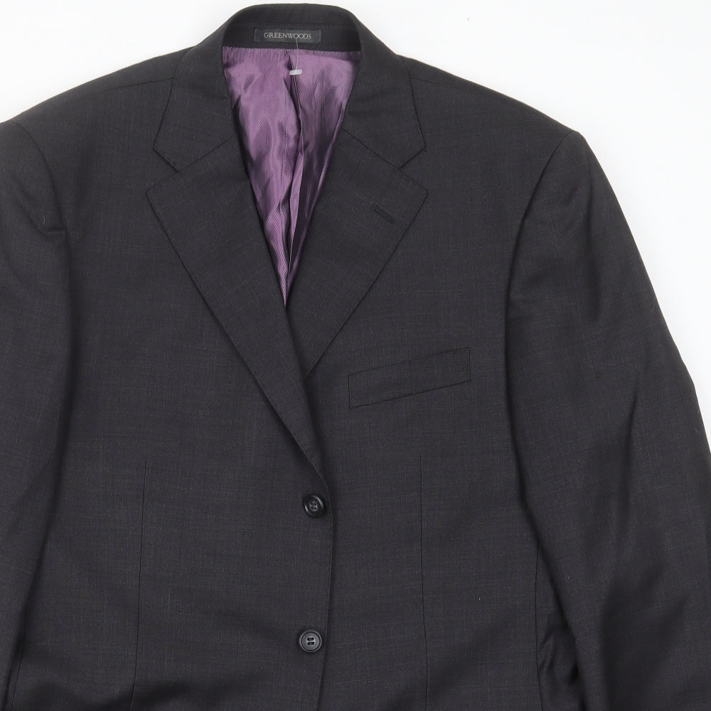 Greenwoods Elite Mens Grey   Jacket Suit Jacket Size 42