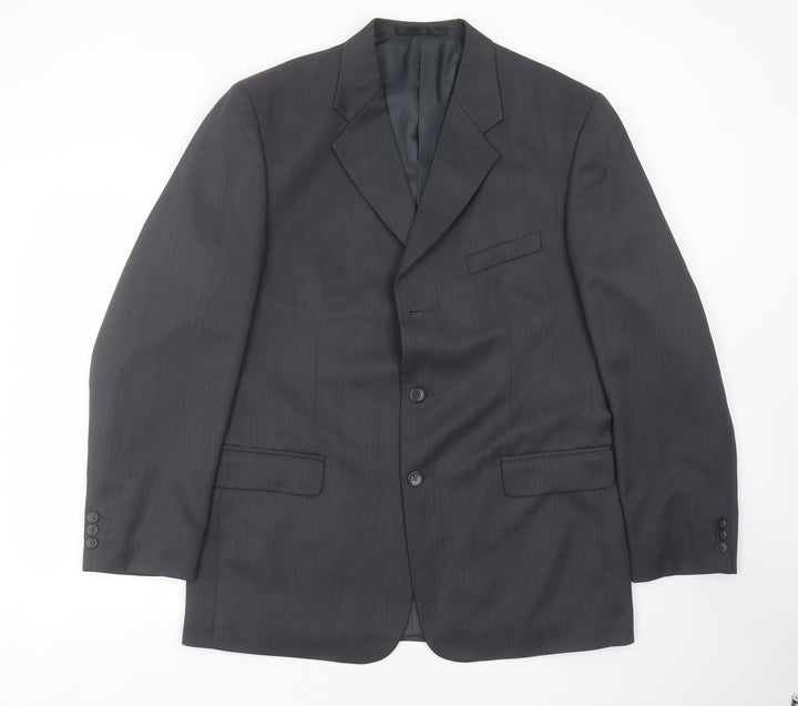 zantos Mens Grey Jacket Suit Jacket Size 42