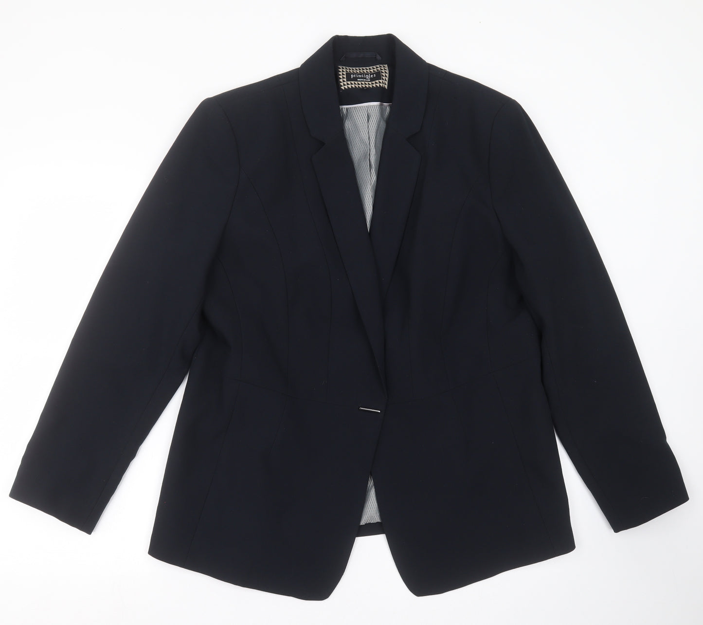 Principles Womens Blue   Jacket Suit Jacket Size 18
