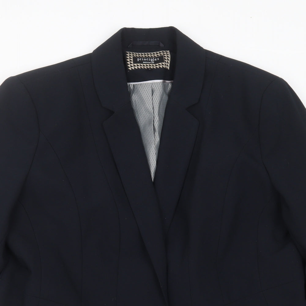Principles Womens Blue   Jacket Suit Jacket Size 18