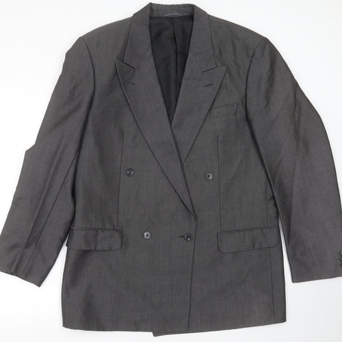 WILVORST Mens Grey   Jacket Suit Jacket Size 42