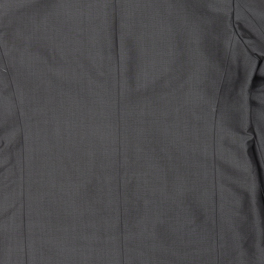 WILVORST Mens Grey   Jacket Suit Jacket Size 42